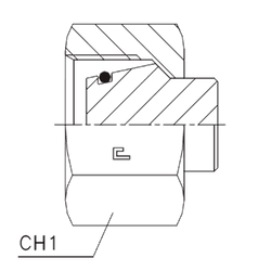Заглушка VP DL22 (с гайкой и o-ring)