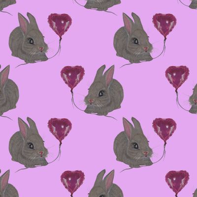 Кролик с шариком