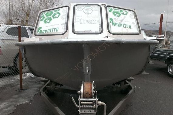 Алюминиевая моторная лодка RusBoat 43 JET под подвесной водомёт