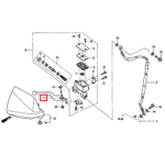 рычаг тормозной Honda XR250R XR400R CRF230L 53175-KAE-730