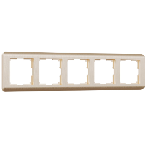 Рамка из поликарбоната на 5 постов Stream шампань W0052111