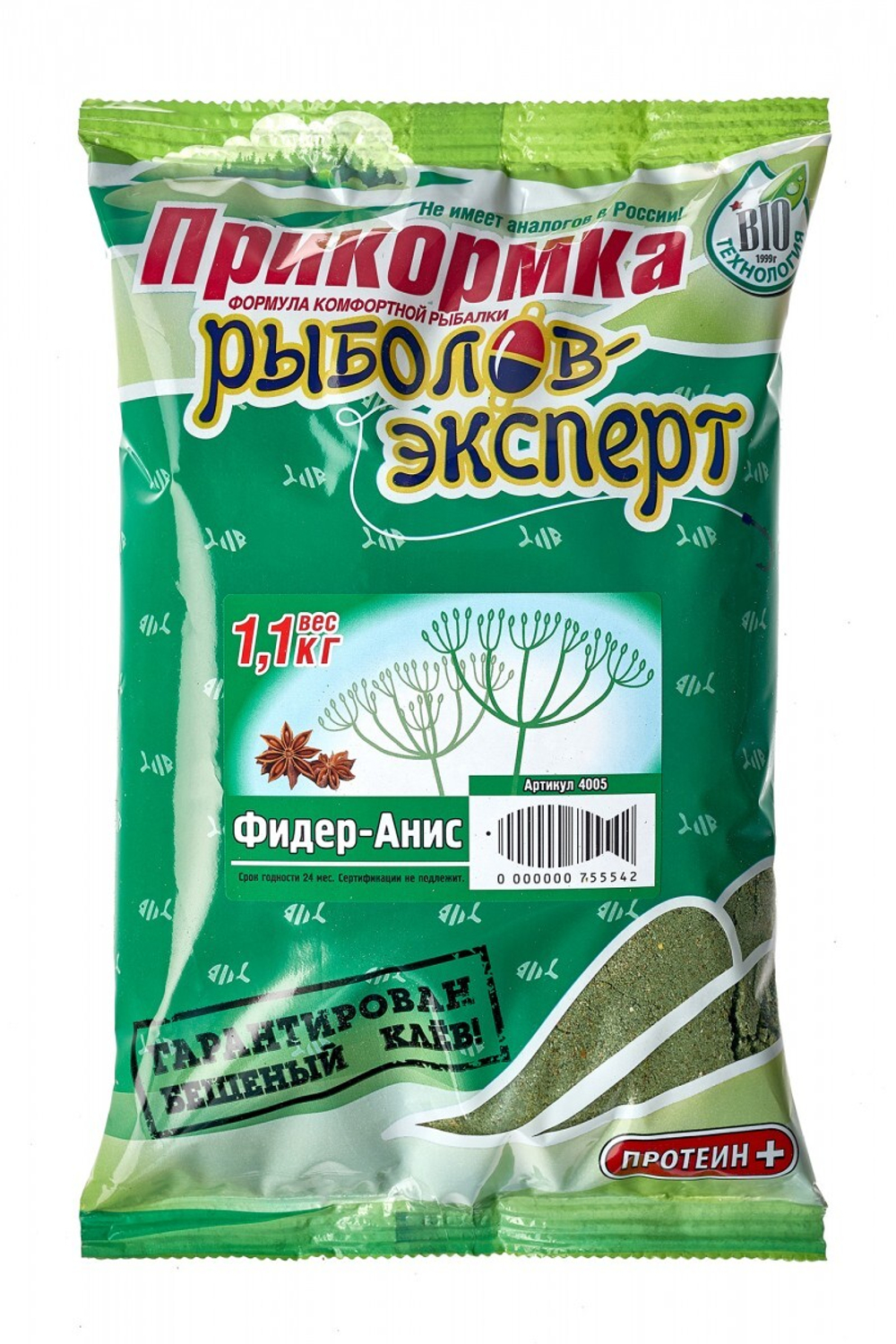 Прикормка BIO-Технология (Фидер-анис) 1,1кг