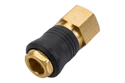 Быстроразъем RF-SE6-4SF пневматический с клапаном, внутренняя резьба 1/2" (ONE TOUCH) в пластиковом держателе ROCKFORCE