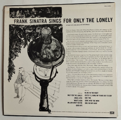 Винтажная виниловая пластинка LP Frank Sinatra Sings For Only The Lonely (USA 1975)