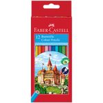 Карандаши цветные 12цв. Faber-Castell ECO ЗАМОК, с точилкой
