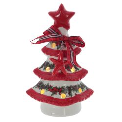 GAEM Фигурка декоративная "Елка" с подсветкой, L10 W6,5 H15 см