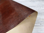 Lizard Lux Chocolade (0,8-1,0мм), цв. Коричневый, натуральная кожа