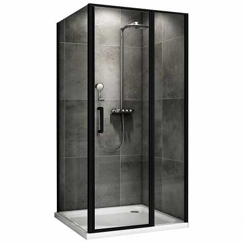 Душевой уголок ABBER Sonnenstrand AG04110BS-S85B 110x85 стекло прозрачное/профиль черный
