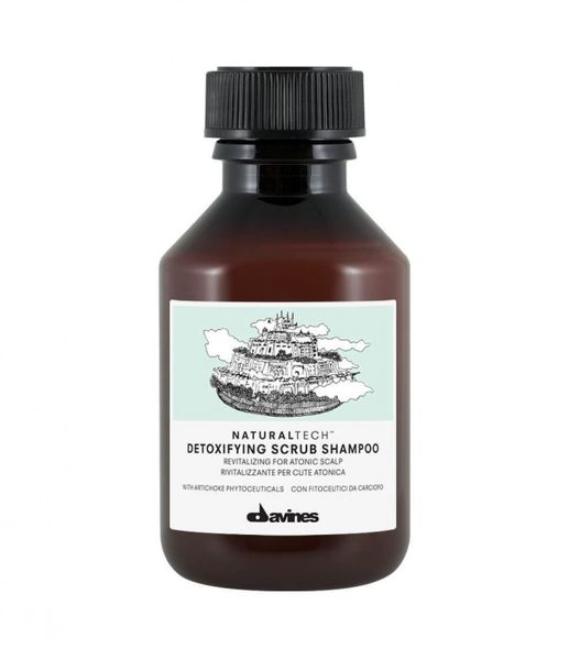 Davines NT Detoxifying scrub shampoo 250 ml - Детоксицирующий скраб-шампунь