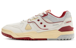 Saucony Cross 90 casual low-top sneakers for men and women with the same style red and white