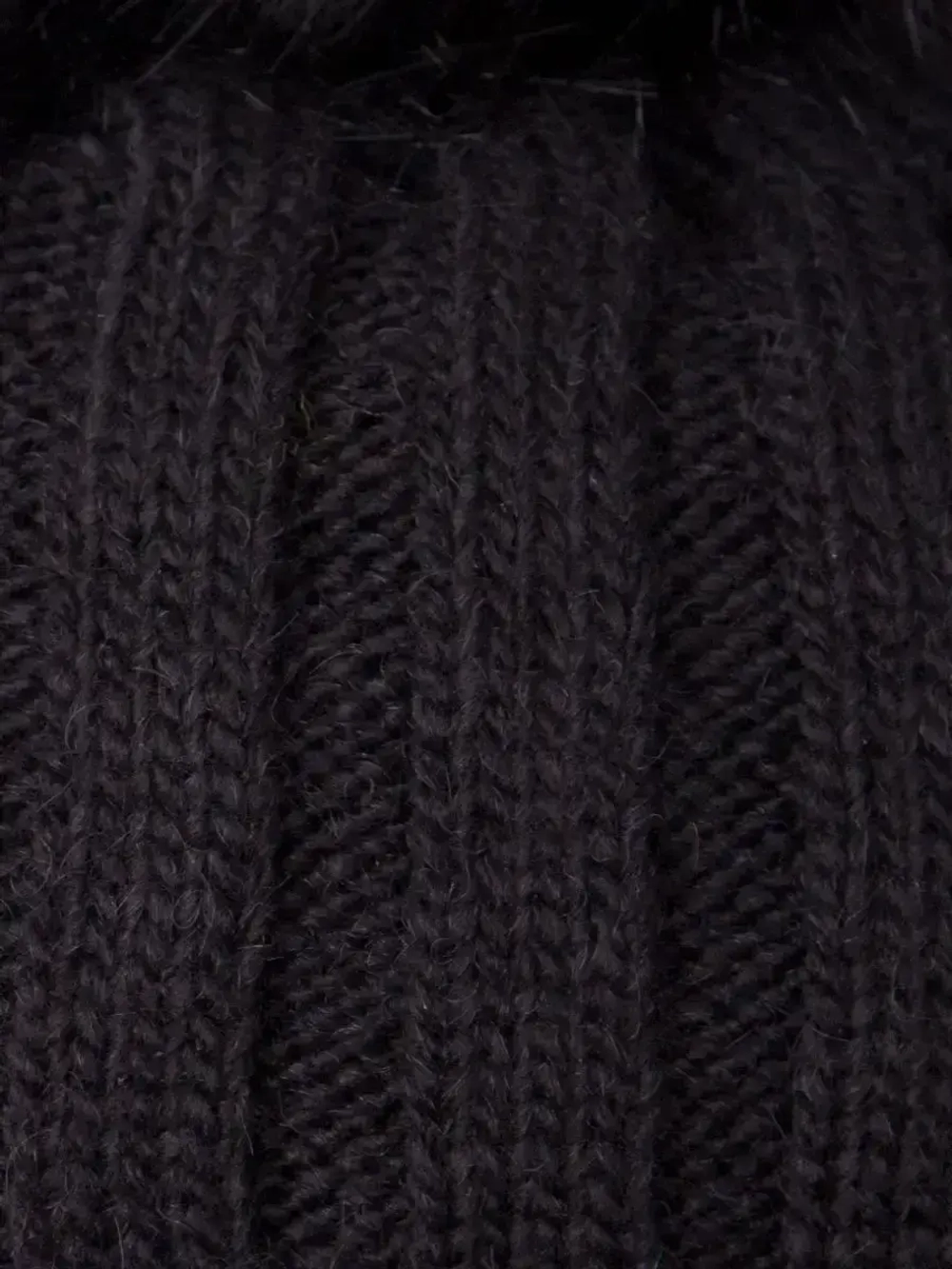 Шапка детская зимняя вязаная с помпоном и снуд