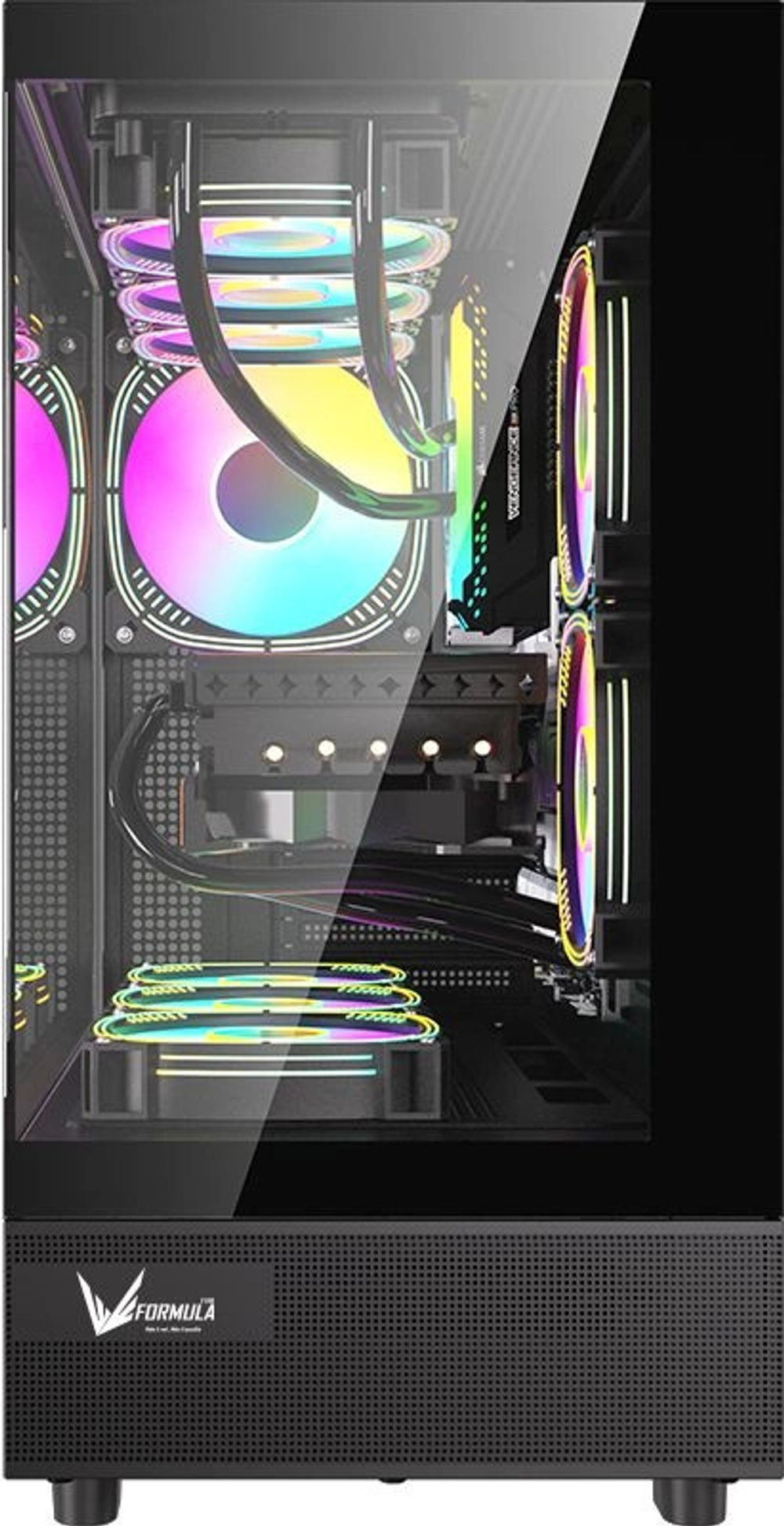 Корпус ATX Formula V CRYSTAL Z8 B