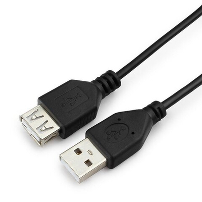 Удлинитель USB(AM) x USB(AF) -1.8m. Гарнизон GCC-USB2-AMAF-1.8M