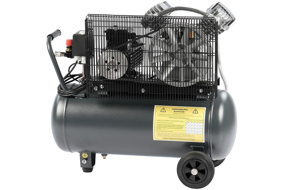 NORDBERG (NCP50/420) Компрессор поршневой с ременной передачей, 380 В, ресивер 50 л, 420 л/мин