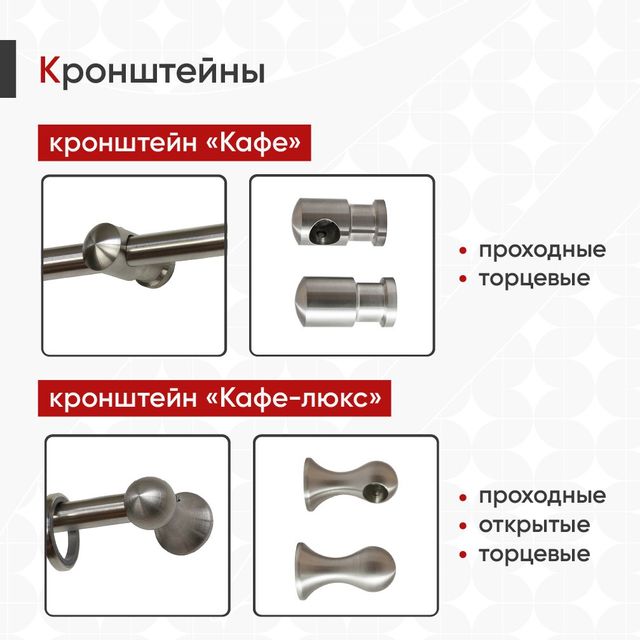 Кронштейны для труб d10 мм