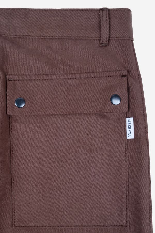 Брюки Heavy Twill коричневые - фото 6