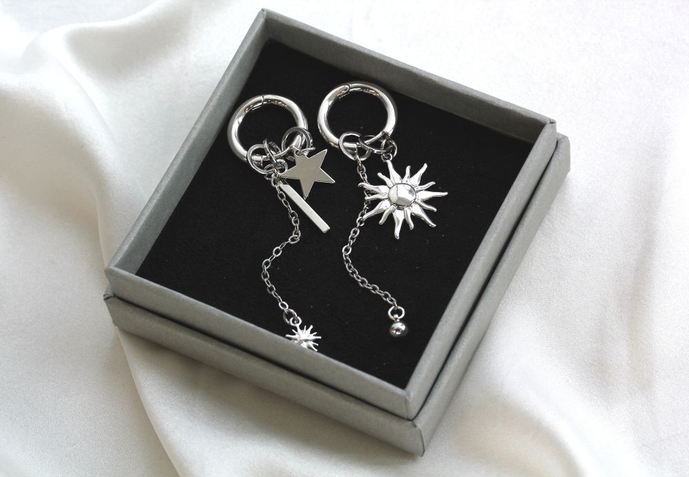 Серьги трансформеры Sunny