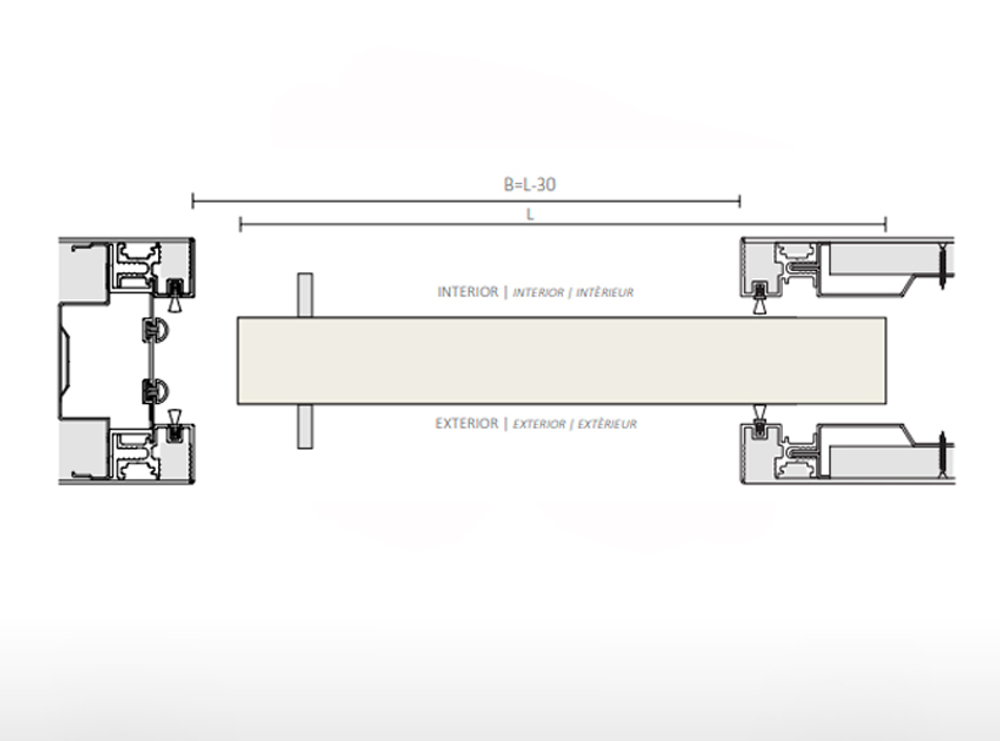 ПЕНАЛ OPENSPACE ÚNICO XL DESIGN ЦЕЛЬНОМЕТАЛЛИЧЕСКИЙ СКРЫТАЯ ДВЕРЬ