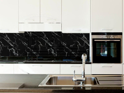 Кухонный фартук Крестола black 4000х600 мм