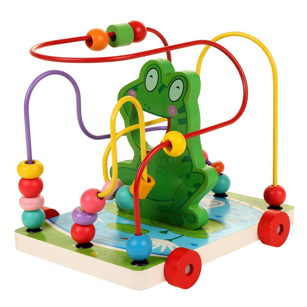 Развивающая игрушка деревянная Лабиринт большой, коробка C-41751