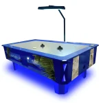 Аэрохоккей Premium комплектация (220*120*75 см.) стальное поле + лампа + доп. подсветка