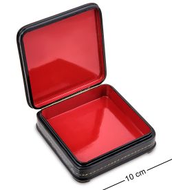 ШК-19/50 Шкатулка в технике декупаж «Алиса в стране чудес» (10х10х3,5)