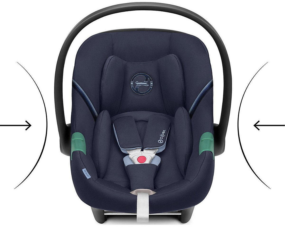 Коляска Cybex Priam IV Matt Black complete Aton S2 Ocean Blue Base One 4 в 1 Sepia Black