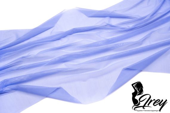 Сетка эластичная Lauma с эффектом голого тела, лавандово-голубой