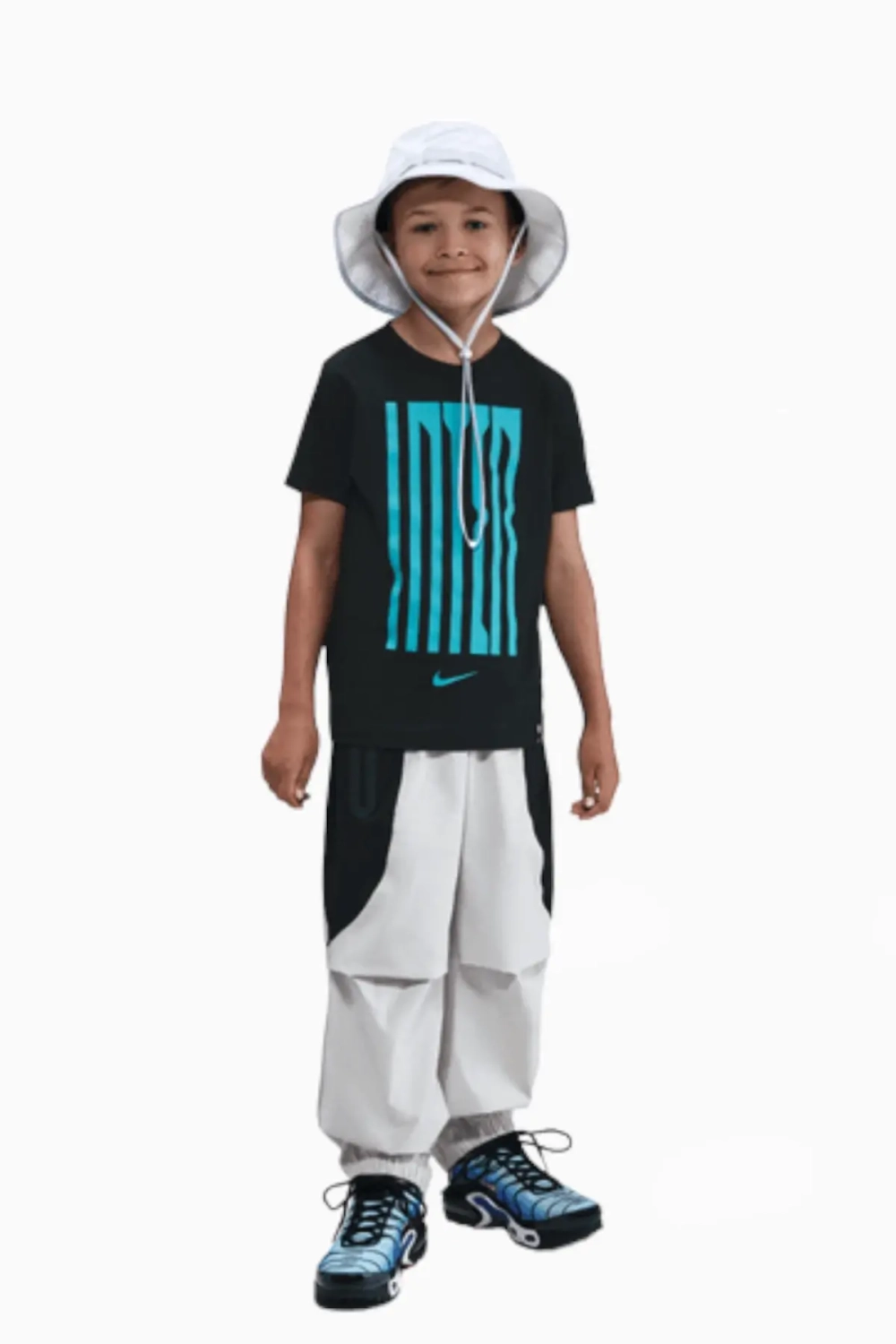 Футболка Nike Inter Milan 25/26 Wordmark Tee Junior - черный