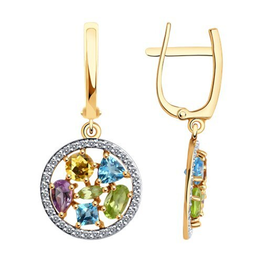 Серьги из золота 585 пробы