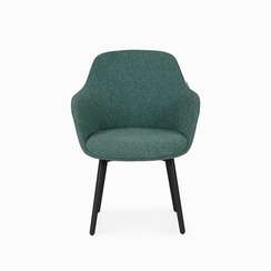 Кресло Lucio зеленая ткань