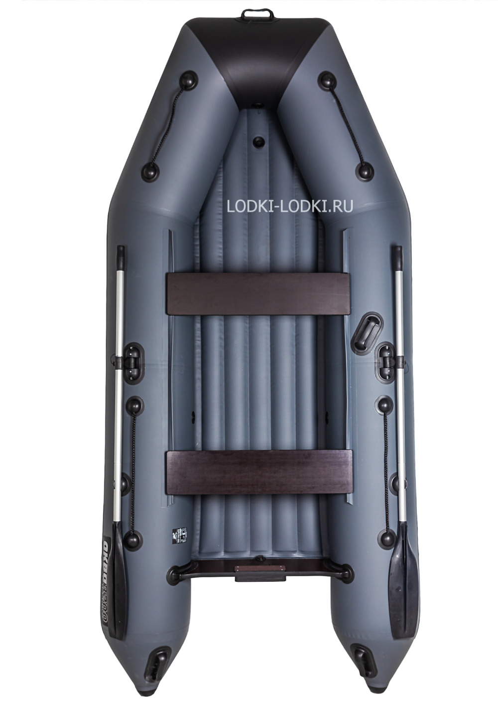 Аква-3200 НДНД графит-черный (Лодка ПВХ под мотор)