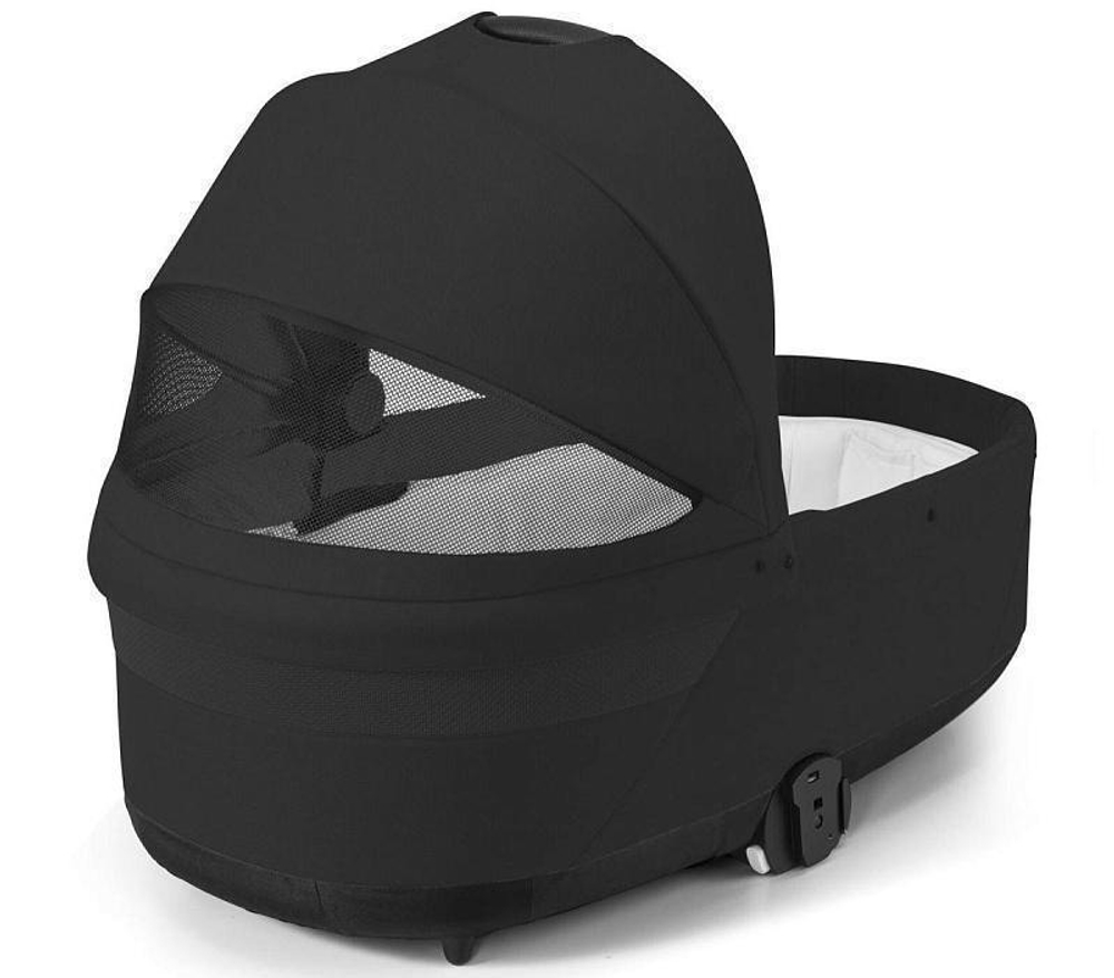 Коляска Cybex Talos S Lux BLK complete Aton S2 Lava Grey Base One 4 в 1 Moon Black с дождевиками