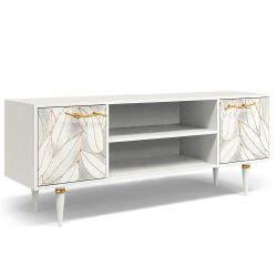 Тумба под ТВ Арт 155см Классик Айс Голд