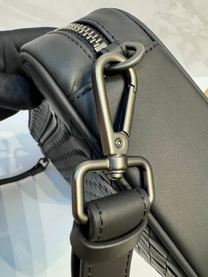 Клатч мужской Bottega Veneta Intrecciato черный
