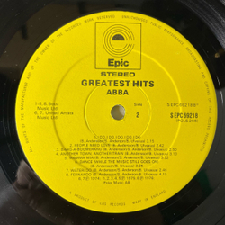 Винтажная виниловая пластинка LP ABBA АББА Greatest Hits (Англия 1976) Mamma Mia