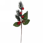 Ветка хвойная «Алая звезда», 20 см