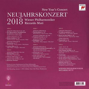 Vienna Philharmonic, Riccardo Muti / New Year's Concert 2018 (3LP)