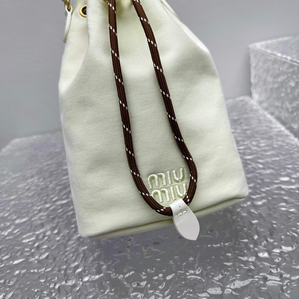 Miu Miu Gabardine Pouch 23 cm