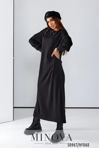 Платье 868-черный Minova