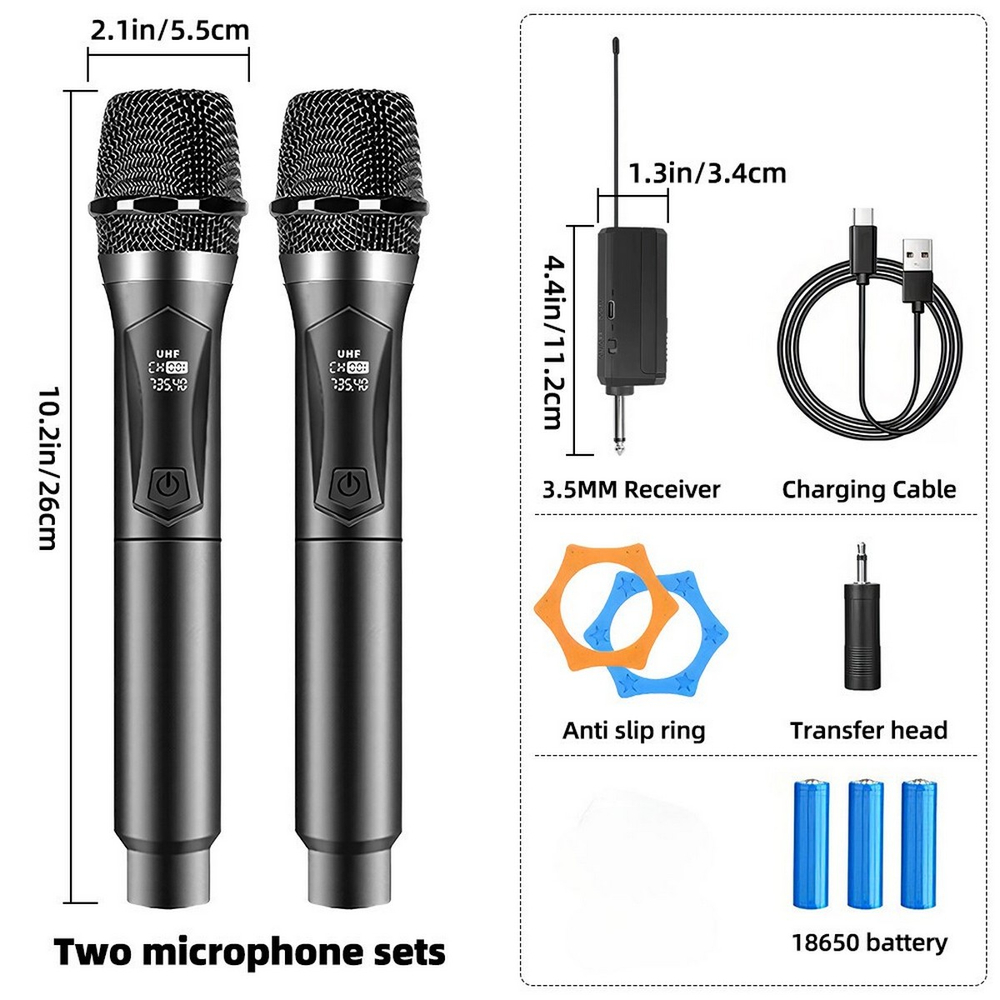Микрофон беспроводной Комплект 2шт. Professional KMS-902MC