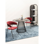 Стол обеденный Bergenson Bjorn Tyra, 110 см, черный