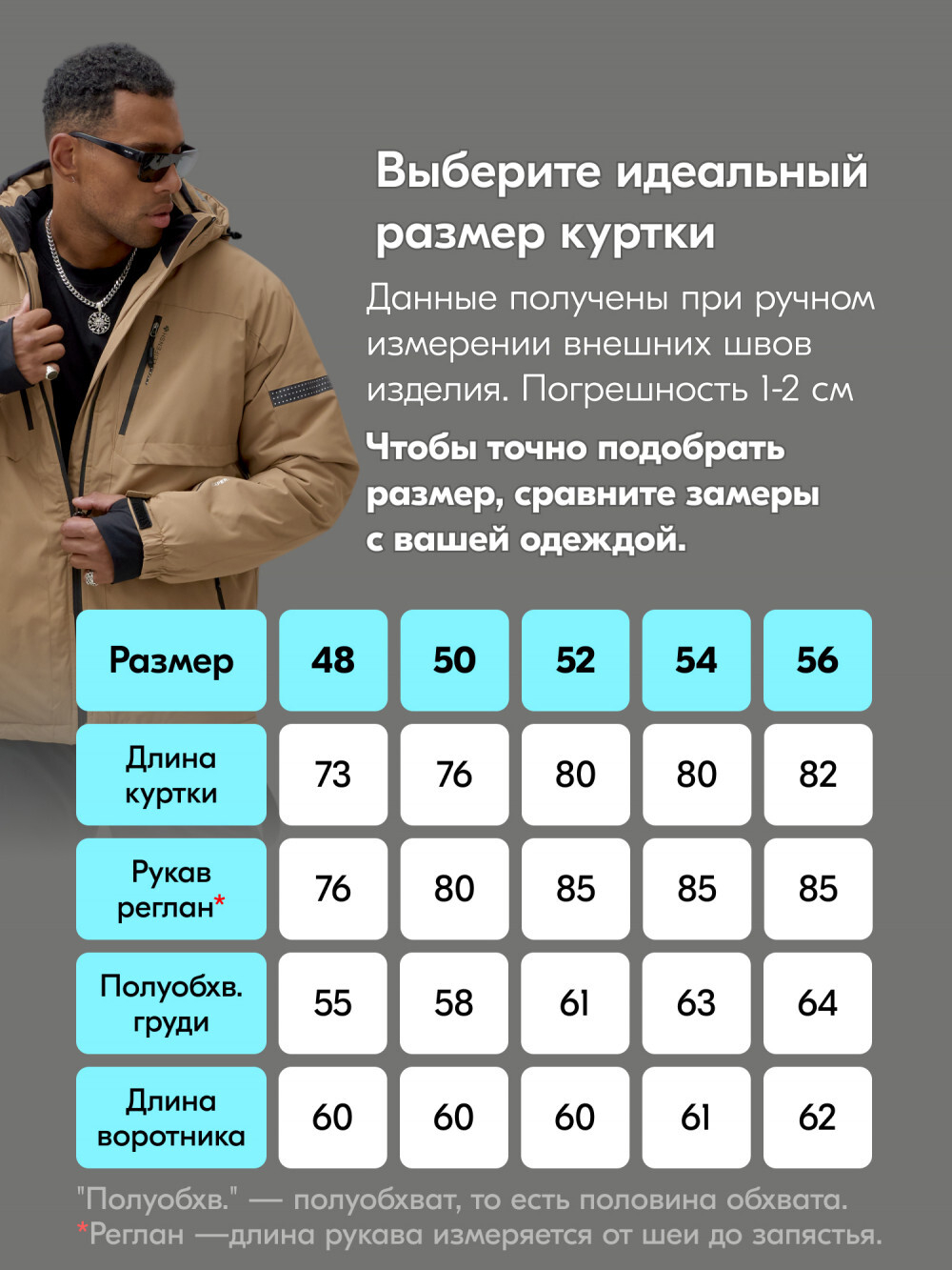 Горнолыжный костюм мужской зимний бежевого цвета 3710B