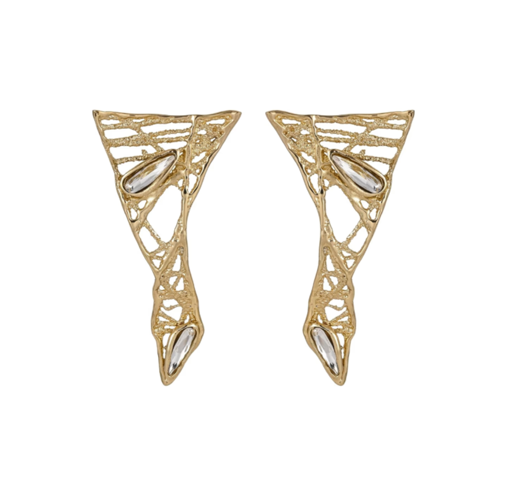 Серьги Сетка