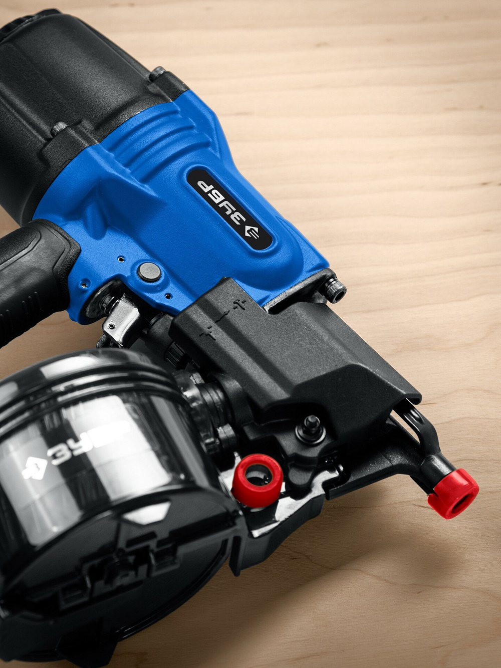 ЗУБР CSN-65, пневматический обшивочный нейлер для барабанных гвоздей ЗУБР CSN (38-65 мм) Профессионал (31922)