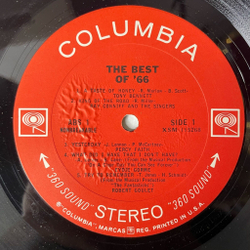 Винтажная виниловая пластинка LP Сборник The Best Of '66 Volume Two (USA 1967) (Andy Williams, Barbra Streisand, Tony Bennett)