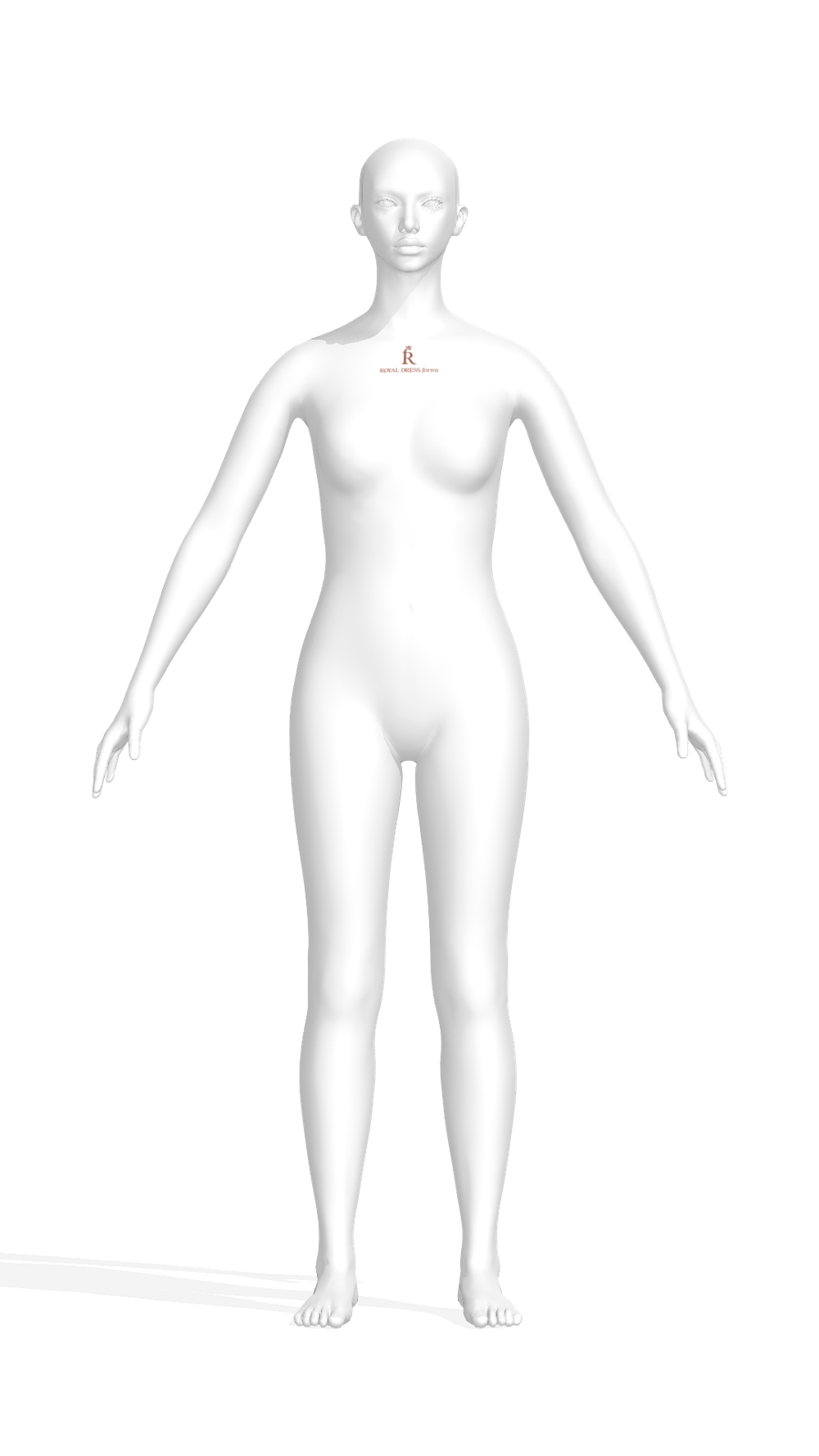 3D аватар манекена Моника