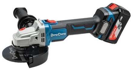 Угловая шлифмашина аккумуляторная DongCheng DCSM03-125 (TYPE FK) АКБ 2х5 Ач, ЗУ 4 А DCSM03-125(TYPE FK)