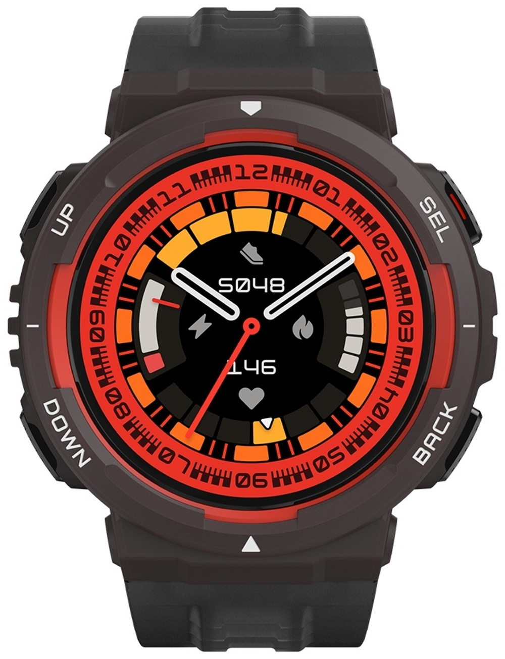 Смарт-часы Amazfit Active Edge 33.5 мм черный-черный