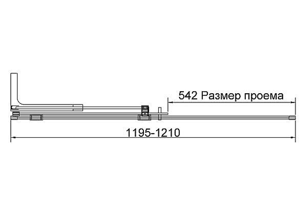 Душевое ограждение Vincea Walk-In 120 VSW-4WSL120 стекло прозрачное/профиль хром